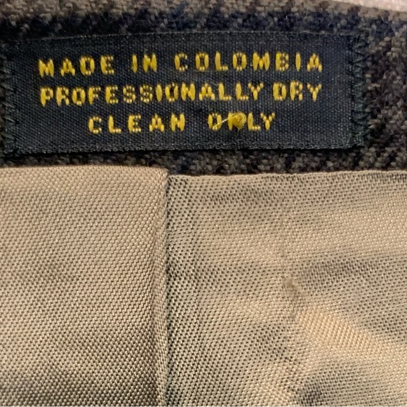 Oscar De La Renta Blazer Men 42R Brown Wool Tweed Two Button Sportcoat  VTG - Picture 6 of 8